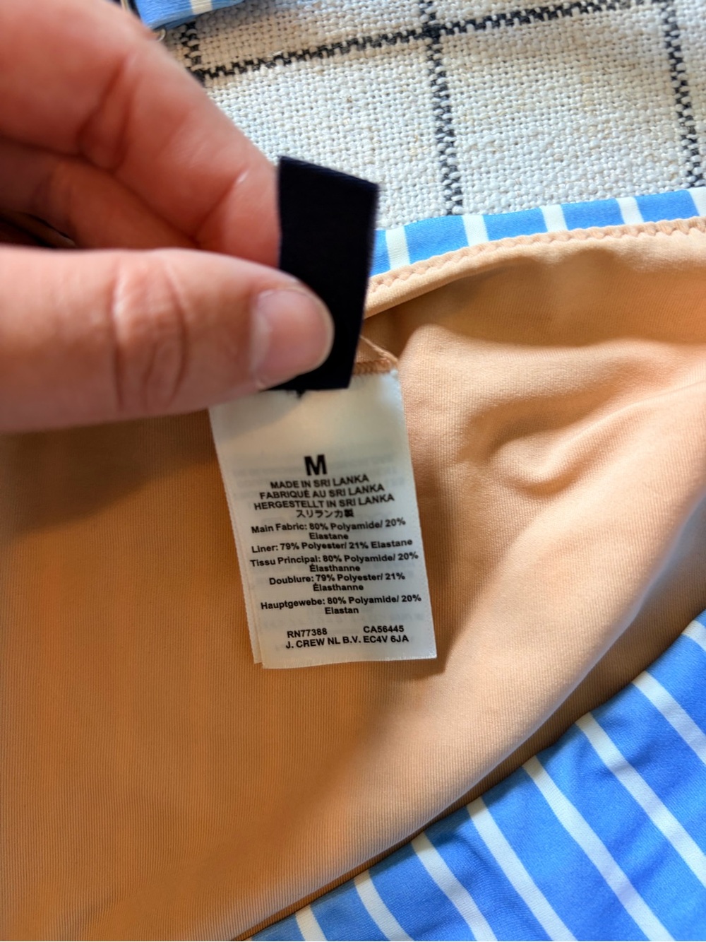 J. Crew Striped Blue Bikini - Picture 10 of 10